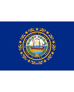 Fahne: Flagge: New Hampshire