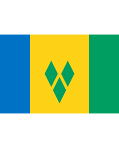 Fahne: Flagge: St. Vincent und die Grenadinen