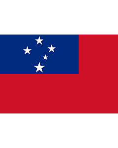 Fahne: Flagge: Samoa