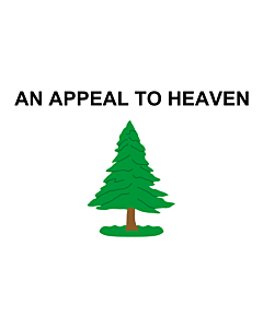 Fahne: Flagge: An Appeal to Heaven | An Appeal to Heaven Flag  also called the Pine Tree Flag