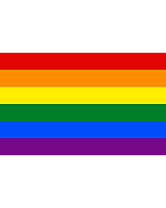 Fahne: Flagge: Die Regenbogenfahne
