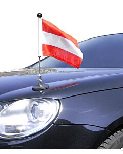  magnetisch haftender Autofahnen-Ständer Diplomat-1 Österreich