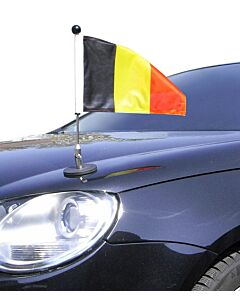  magnetisch haftender Autofahnen-Ständer Diplomat-1 Belgien