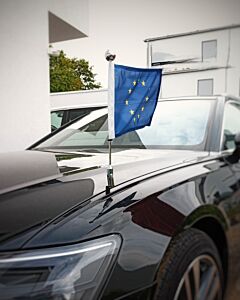  Autoflaggen-Ständer Diplomat-Z-Chrome-PRO-Audi-A6-C8  für Audi A6 (C8) (2018-)